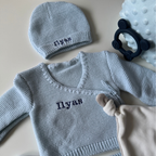 ENSEMBLE NAISSANCE EN MAILLE