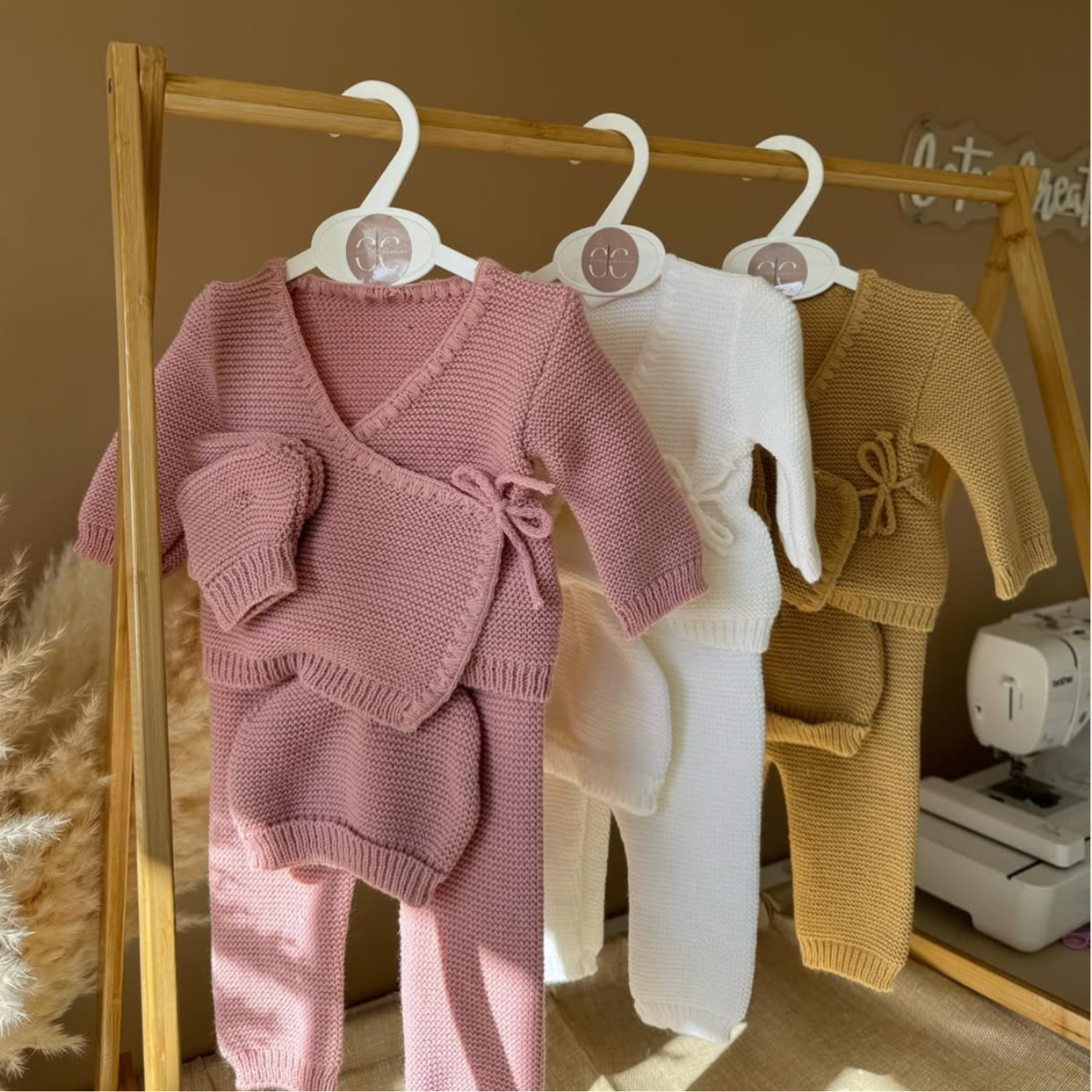 ENSEMBLE NAISSANCE EN MAILLE